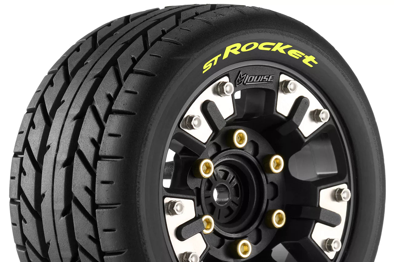 Louise RC Pneus ST Rocket + Jantes Mini Maxx/XRT LR-T3387SM