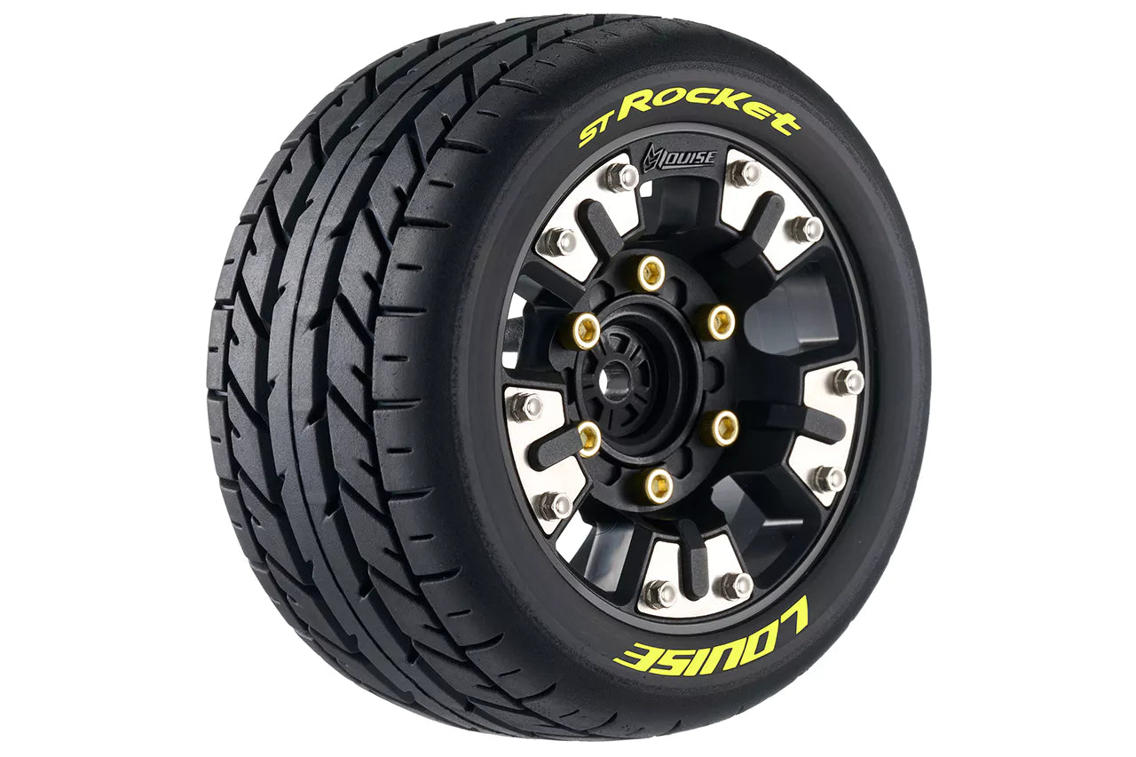Louise RC Pneus ST Rocket + Jantes Mini Maxx/XRT LR-T3387SM