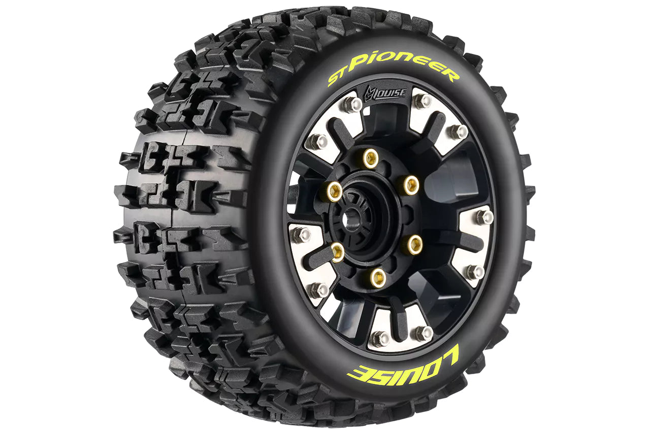 Louise RC Pneus ST Pioneer + Jantes Mini Maxx/XRT LR-T3389SM