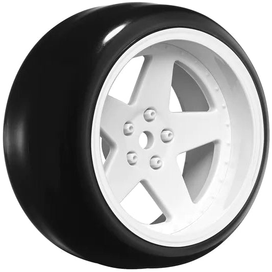 Louise RC Pneus Drift + Jantes 5 bâtons avec Déport réglable (4Pcs) 1/10
