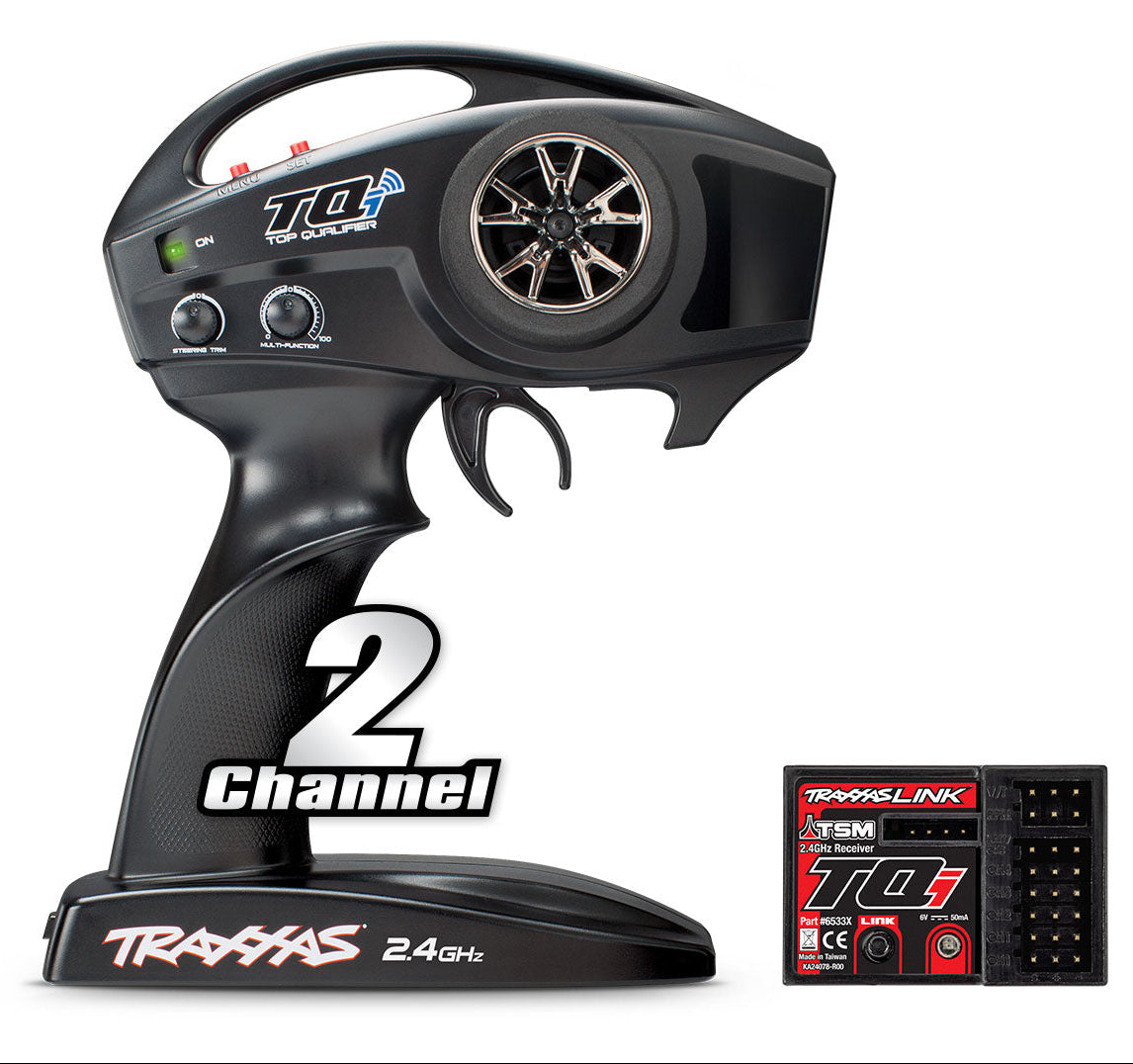 Traxxas Radio TQi/TSM 2.4Ghz 2 voies avec Micro Récepteur 6509A