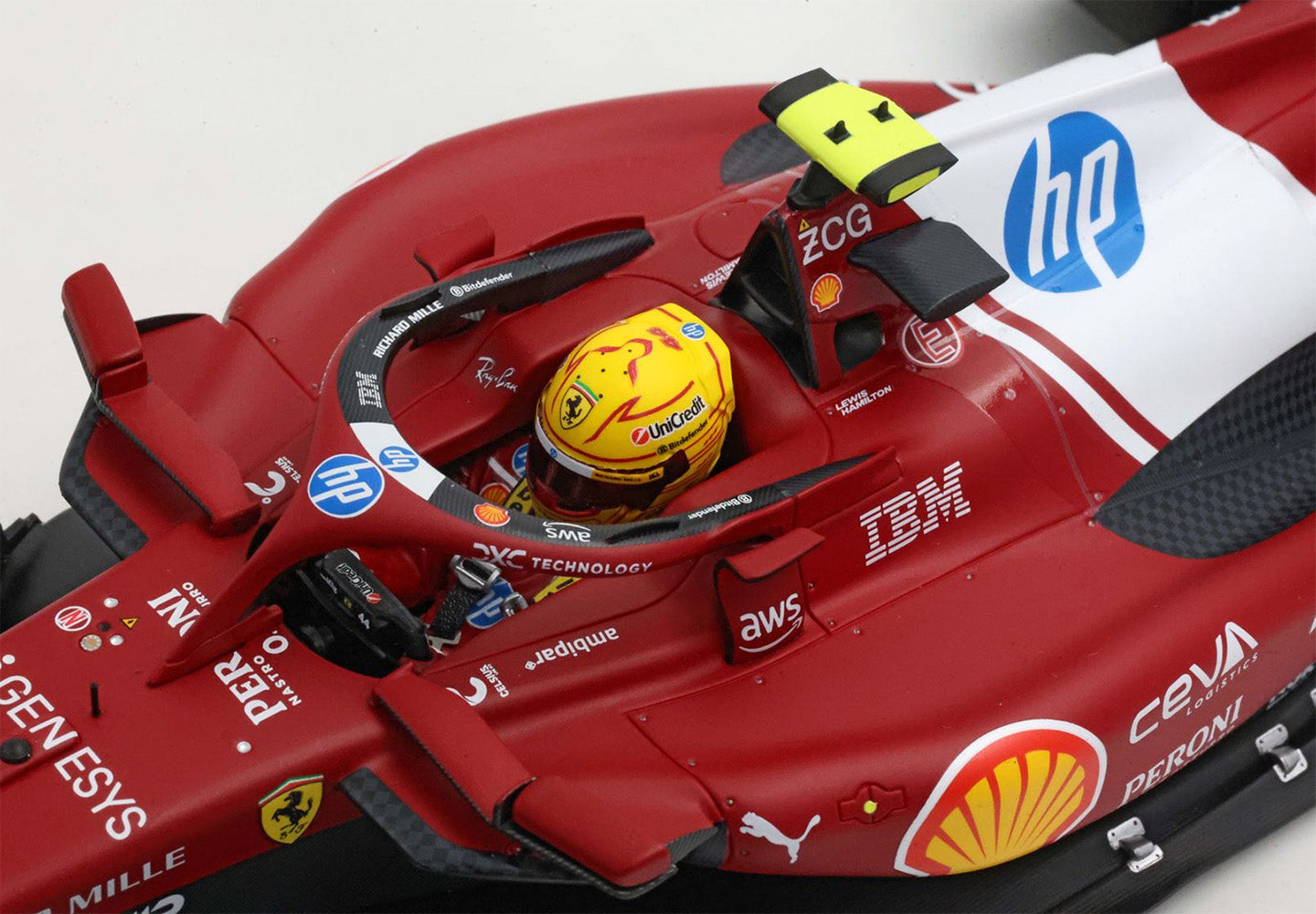 BBR Models Diecast F1 Ferrari SF-25 Lewis Hamilton China 2025 1:18 BBR251844