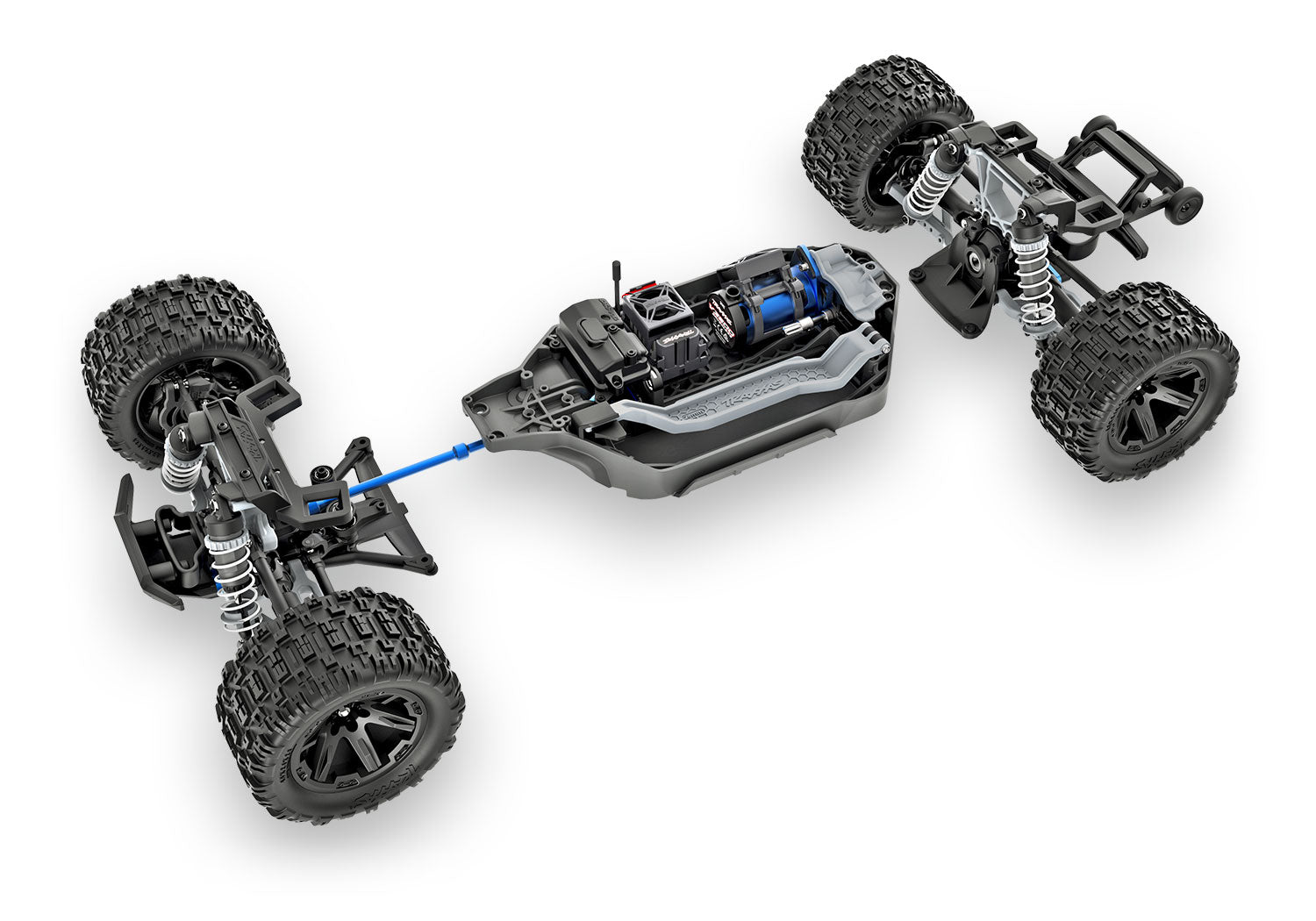 Traxxas Rustler 4x4 VX3 Clipless HD RTR 67464-4