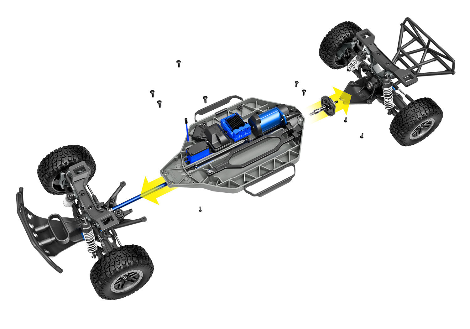 Traxxas Slash 4x4 VXL HD Clipless TSM RTR 68386-4