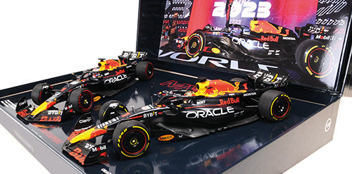 MiniChamps Set Red Bull RB19 F1 World Champion 1/18 112231801