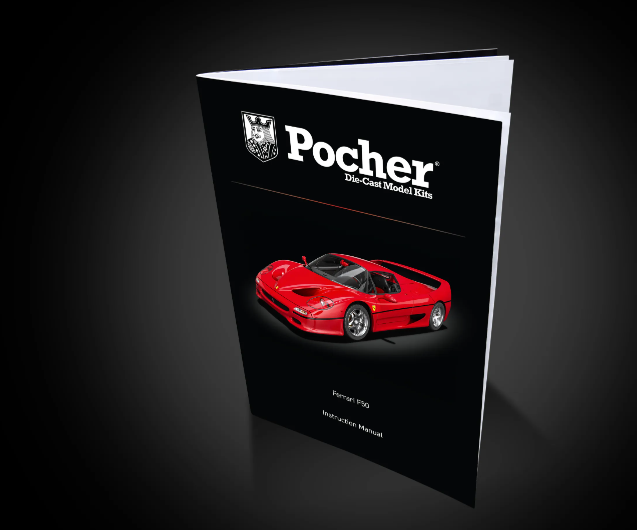 Pocher Diecast Ferrari F50 Rosso Corsa HK62