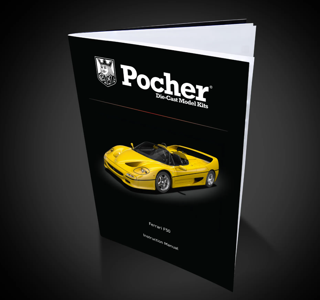 Pocher Diecast Ferrari F50 Giallo Modena HK63