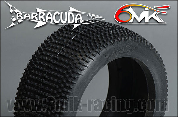 6MIK Pneus Buggy Barracuda + Jantes Ultra Blanches (x2) TU14