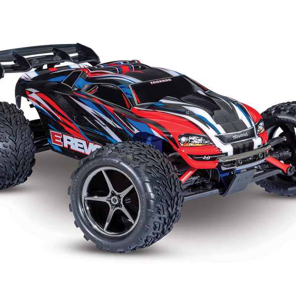 トラクサス　E-REVO　1/8？　1/10？ツインM　新品 71054-8-116-E-Revo-RED-BLUE-