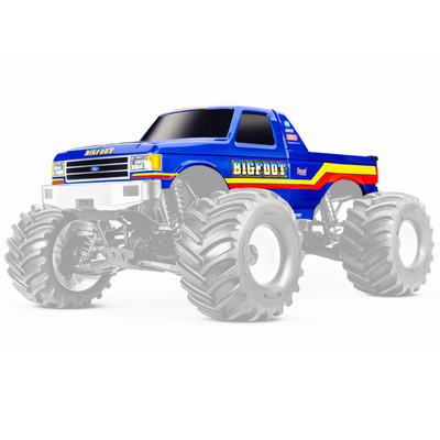 Traxxas Carrosserie Bigfoot No.8 Bleu X-Maxx MT 7691-BLUE