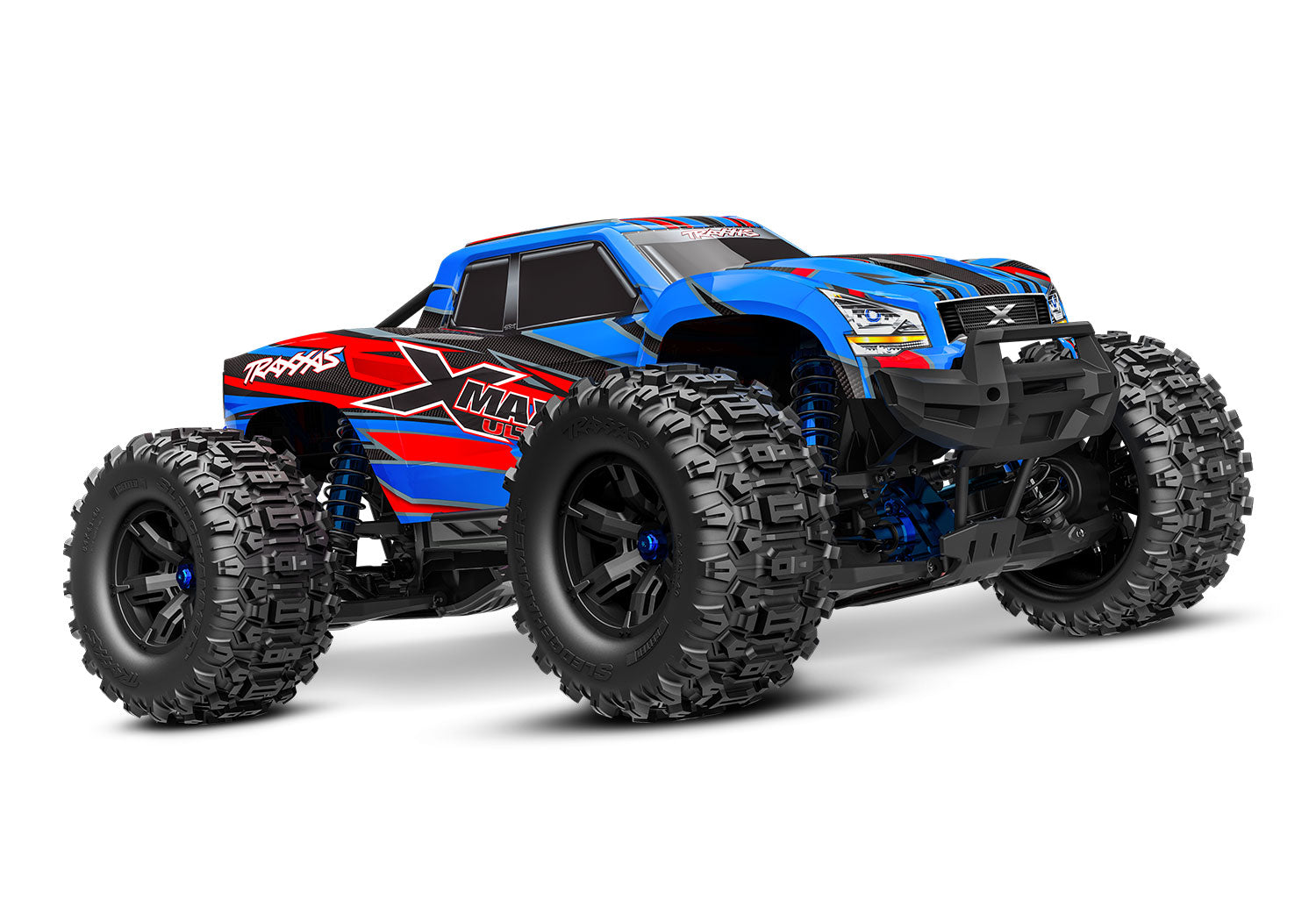 Traxxas X-Maxx 8S bleu Belted Silver Plus Combo - Puissance et style - MK Racing Traxxas X-Maxx 8S bleu Belted Silver Plus Combo - Puissance et style - MK Racing