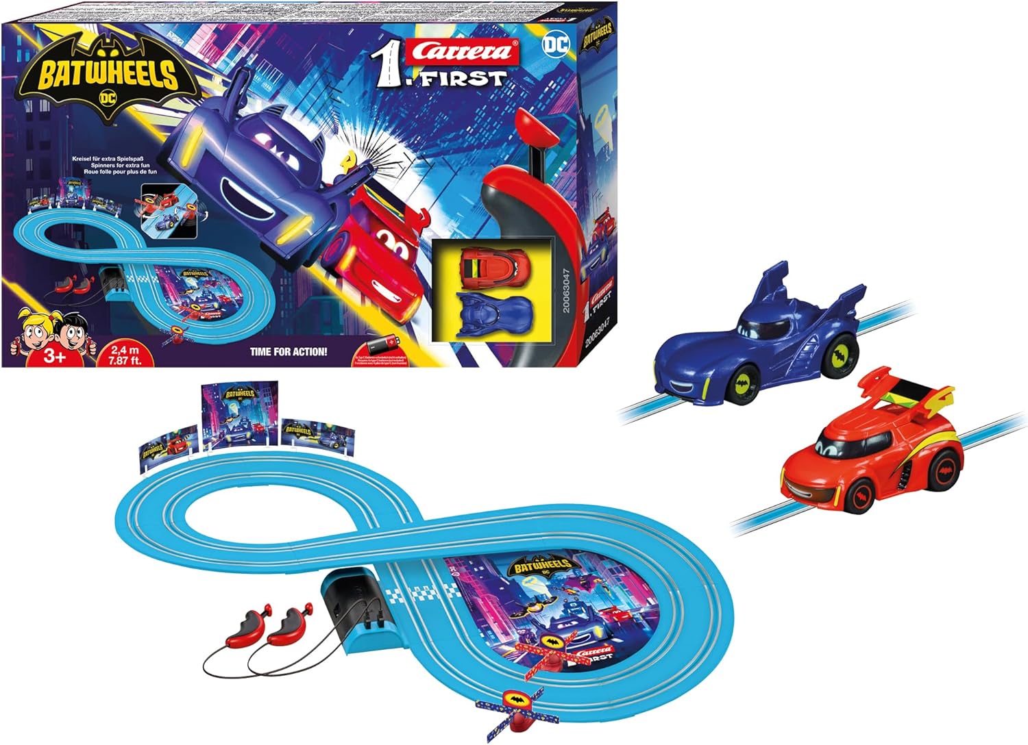 Carrera First Circuit Batwheels - Time for Action 63047