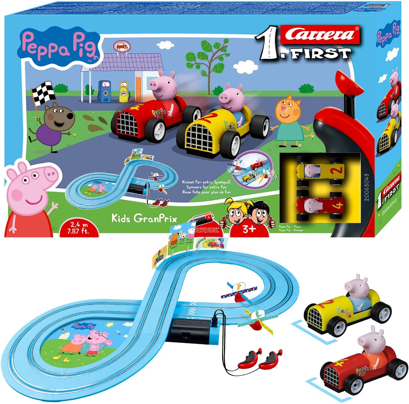 Carrera First Circuito Peppa Pig - Kids GranPrix 63043