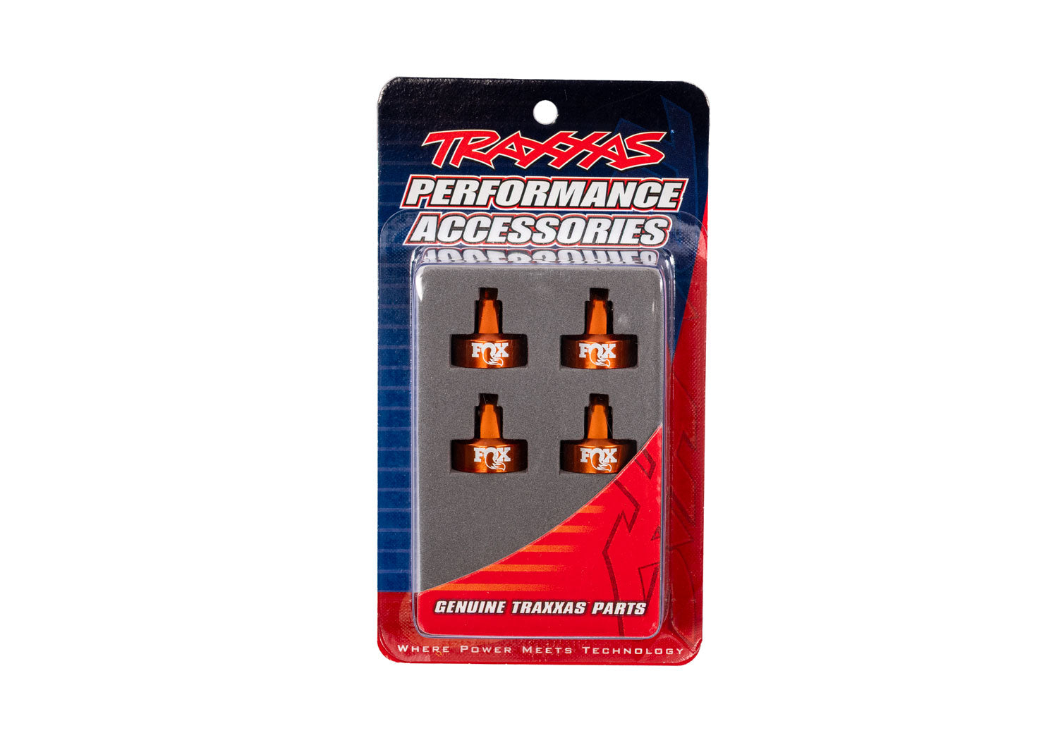 Traxxas Bouchon d'Amortisseur GTR Alu Fox Orange (x4) 8465
