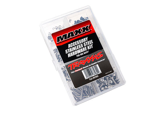 Traxxas Kit completo de parafusos e cavilhas em aço inoxidável Maxx 8798X