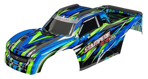 Traxxas Kehonhuolto Stampede 4x4 VXL vihreä 9014-GRN