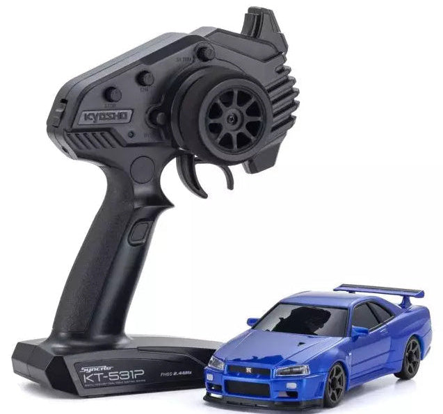 Kyosho Mini-Z MA-020 AWD Nissan Skyline GT-R R34 V.spec II + KT531P RTR 32658
