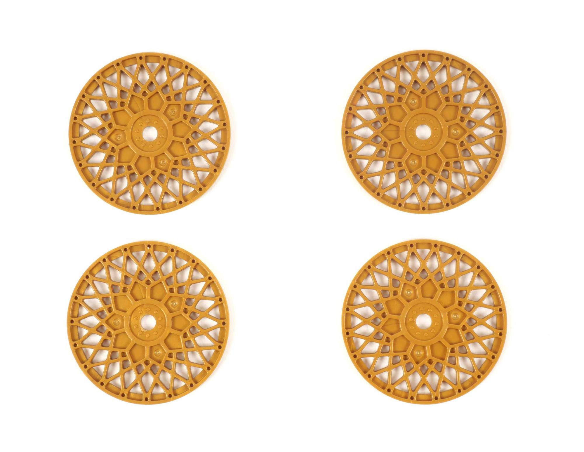Tamiya Gold wheel covers for 47524 rims (set of 4) Porsche RSR Vaillant 9334238