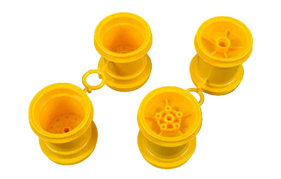 Tamiya Llantas amarillas (x4) Lunch Box 9335036
