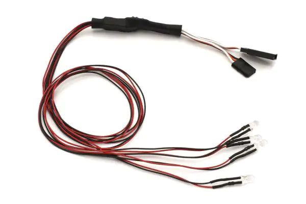 Kyosho 4-LED-Leuchte, ø 5 mm, Länge 400 mm, hell, 97054-4H