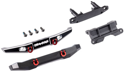 Traxxas Paraurti anteriore e posteriore Black Alu (2 pezzi) Bronco TRX-4M 9735X