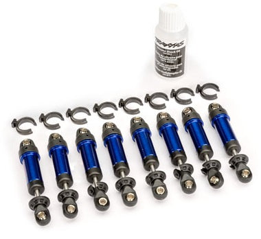 Traxxas Stoßdämpfer GTM Alu Blau (x8) TRX-4MT 9864-BLUE