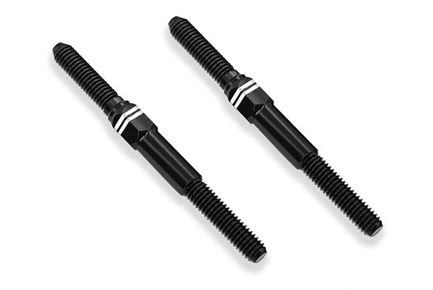 T-Work's Biellette Titane à pas inversés M3 Noir (x2) ABBS