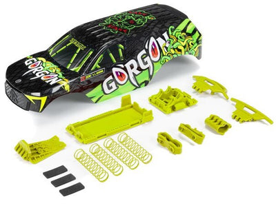 Arrma Carrosserie Gorgon avec Accessoires Jaune ARA402349