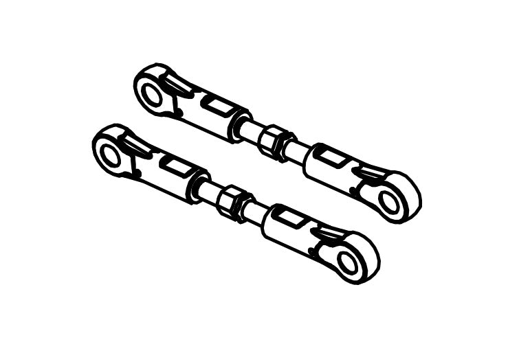 Absima Einstellbare Schubstange (x2) Mini AMT BL/3S 1610136