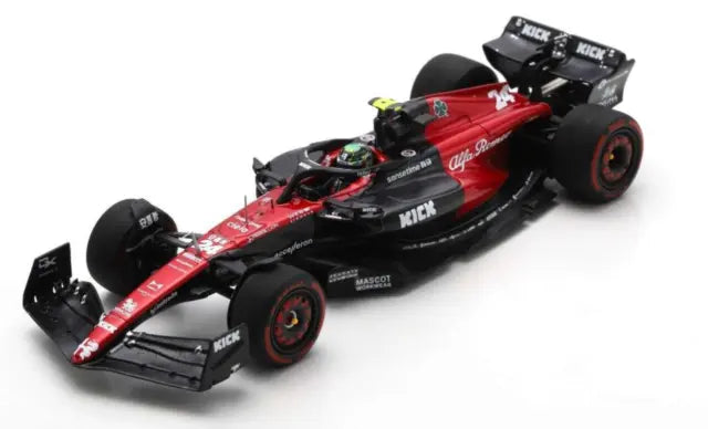 MiniChamps Alfa Romeo Ferrari C43 24 Guanyu Zhou F1 2023 117230124