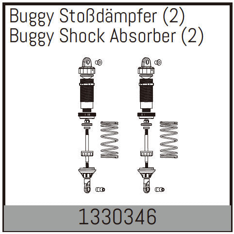 Absima Amortecedor completo (x2) Stoke 1330346