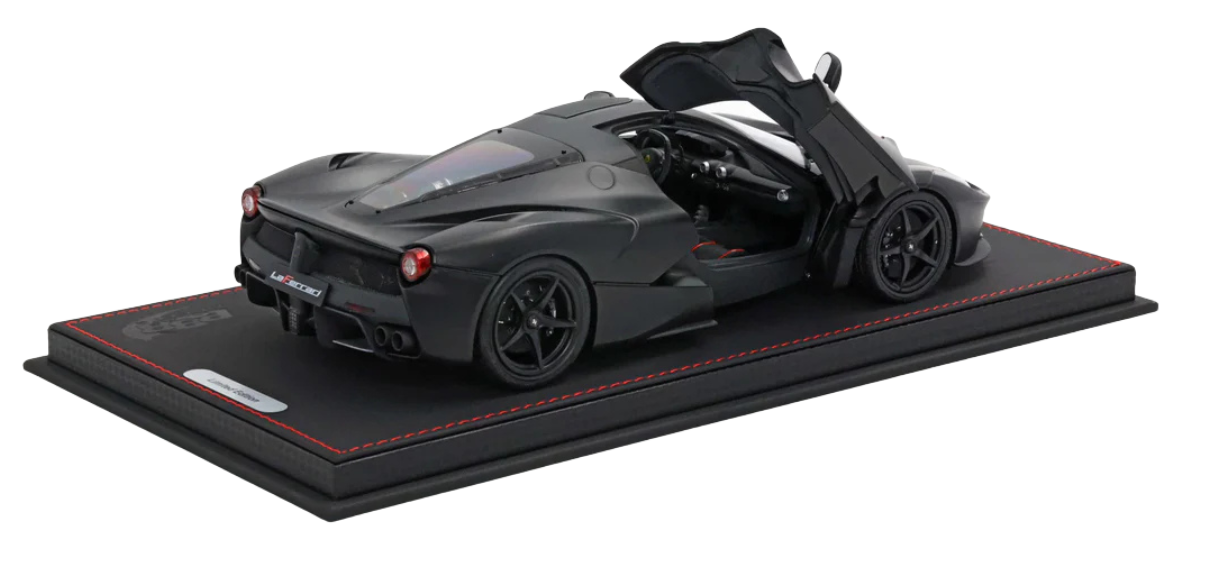 BBR Models Diecast Ferrari Laferrari Negro Mate 1/18 BBR182242
