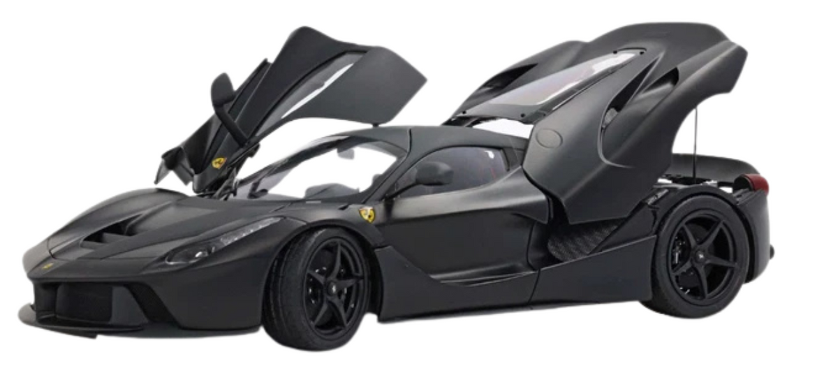 BBR Models Diecast Ferrari Laferrari Noir Matt 1/18 BBR182242