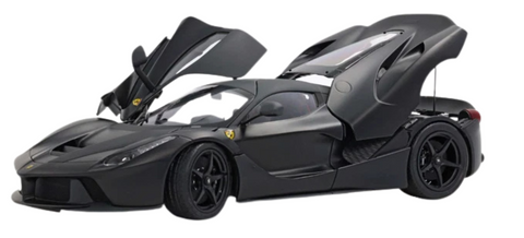 BBR Models Diecast Ferrari Laferrari Black Matt 1/18 BBR182242