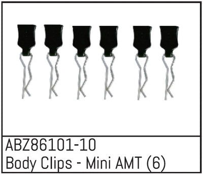 Absima Clips de carrosserie (x6) Mini AMT ABZ86101-10