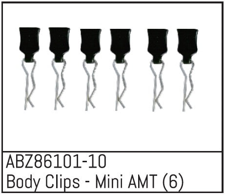 Absima Karosserieclips (x6) Mini AMT ABZ86101-10