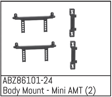 Absima Karosseriehalterungen (4 Stück) Mini AMT ABZ86101-24