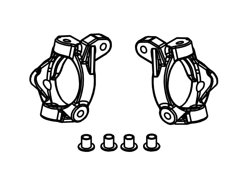 Absima Mini AMT BL/3S raketdrager (x2) 1610103