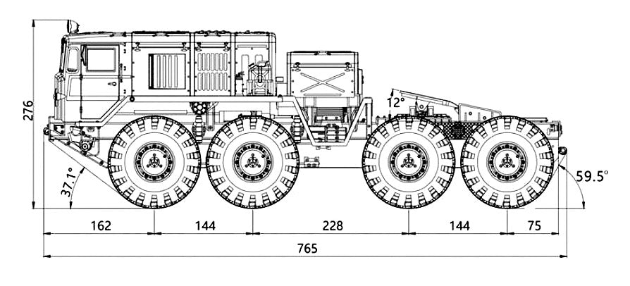 Cross-RC BC8 Military Truck Mammoth Standard 1/12 CRO90100212