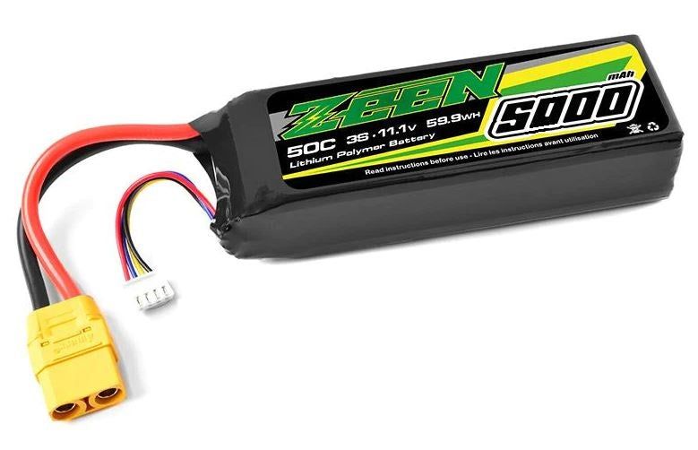 Zeen Accu lipo 3S 11.1v 5000mah 50C Soft XT-90