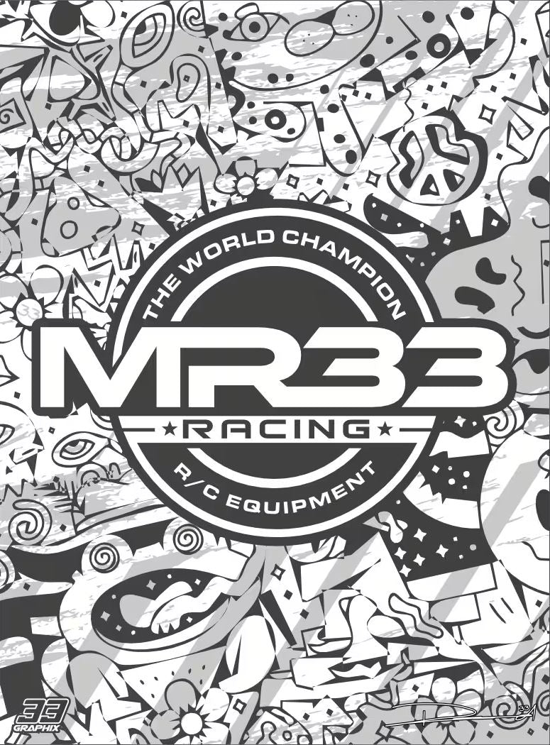 MR33 Signature white stand board 39x29x1 cm MR33-SIG-SB-ON-WHITE