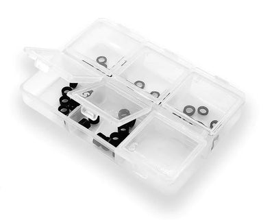 T-Work's Set Alu Espaciador M3 Negro (5x10) TA-159-BK