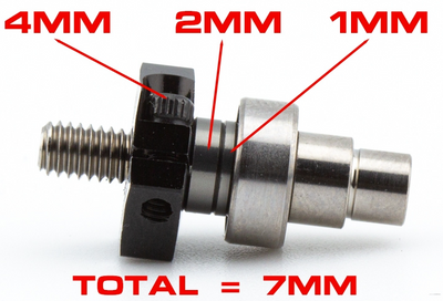 Avid Entretoises Axes de roues Avant(8Pcs) RC10 B7 AV10190-SHIM