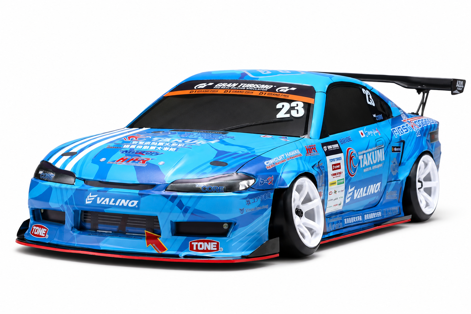 Yokomo Rookie Drift RD 2.0 RWD KIT + Painted Body Mercury SAYAKA S15 Special DP-MS15BL
