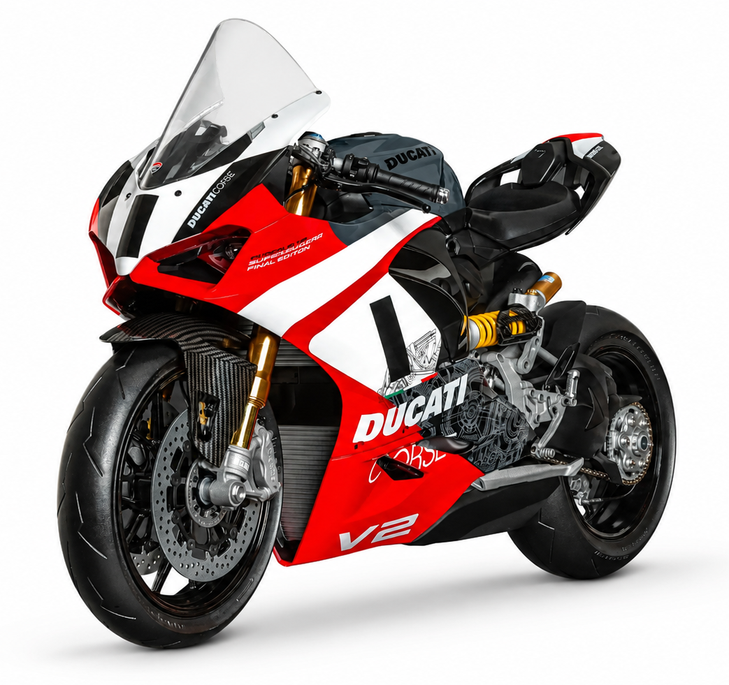 Pocher Diecast Ducati Panigale V2 Superquadro Final Edition HK124
