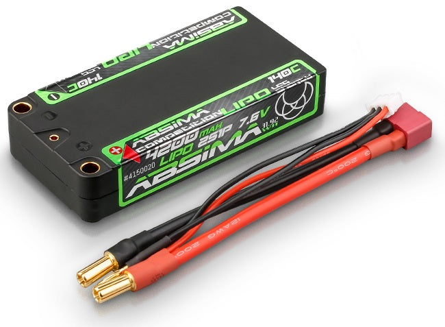 Absima Lipo battery Shorty LCG HV 7.6V 4200mAh 140C 4150020