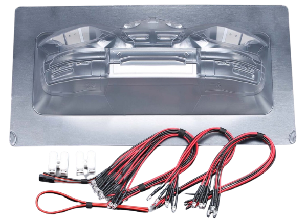 Yokomo Kit led + staffe per Nissan Fairlady Z RZ34 Pandem SD-RZ34L