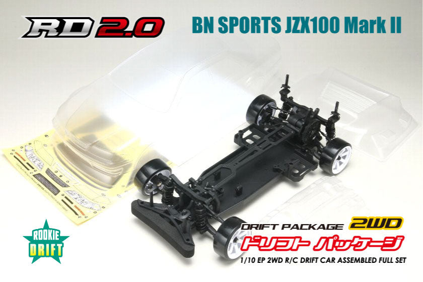Yokomo Rookie Drift RD 2.0 RWD KIT + Carrozzeria BN Sports Toyota JZX100 Mark II DP-JZXBN