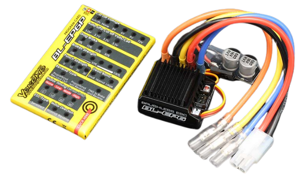 Yokomo ESC BL-EP6 Brushless + Cartão de programação BL-EP6A