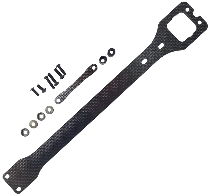 Carson TT-01 Placa superior de carbono de 2 mm 500530935
